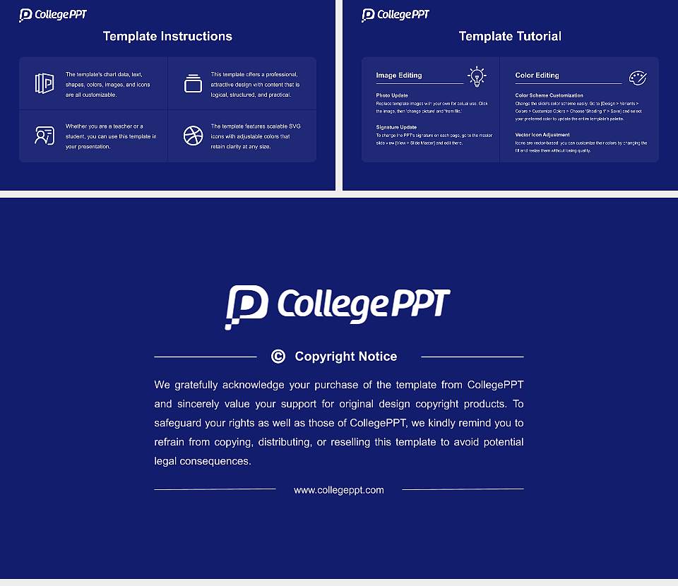 Nova Scotia College of Art and Design University Course/Courseware Creation PPT Template16:9 ratio PPT effect preview image5