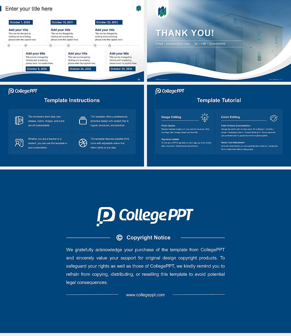 Nipissing University Lecture Sharing and Networking Event PPT Template16:9 ratio PPT effect preview image4