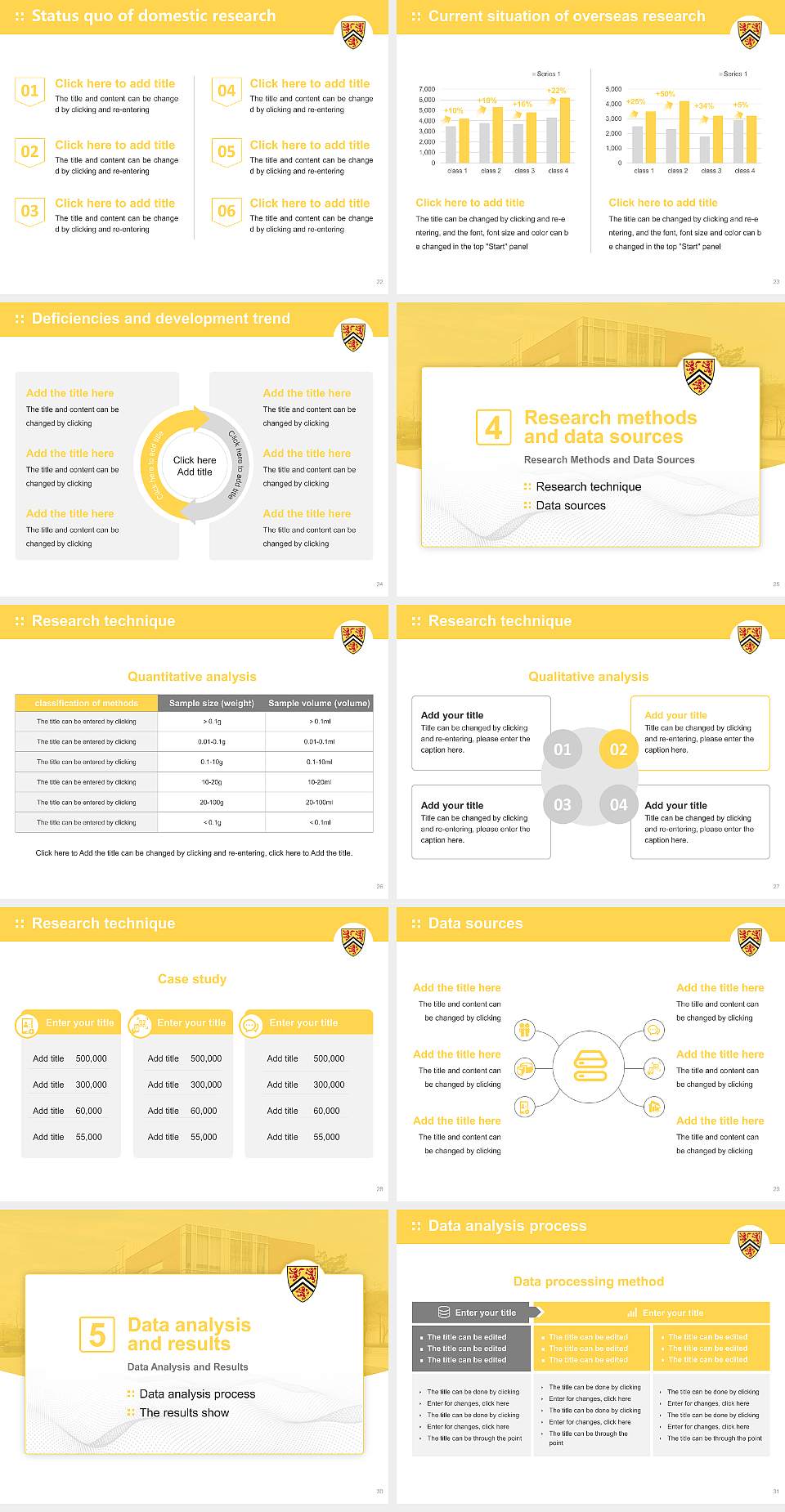 University of Waterloo Graduation Thesis Defense PPT Template4:3 ratio PPT effect preview image4