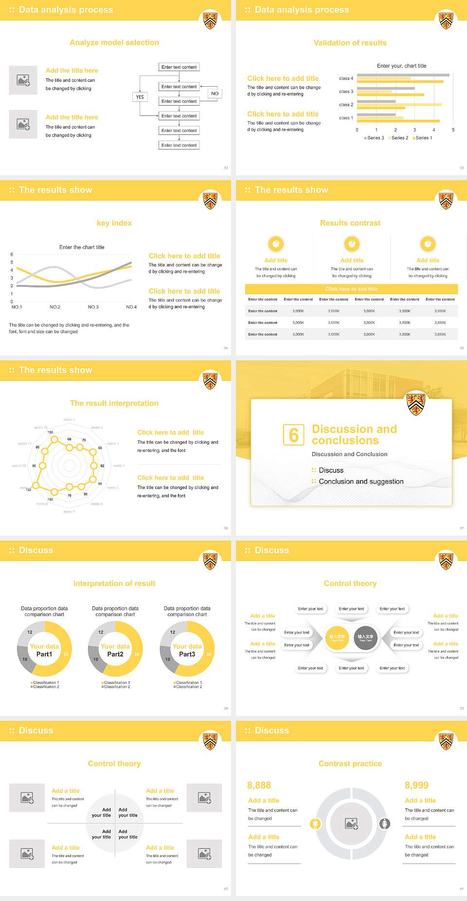 University of Waterloo Graduation Thesis Defense PPT Template4:3 ratio PPT effect preview image5