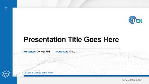 University College of the North Thesis Proposal/Graduation Defense PPT Template