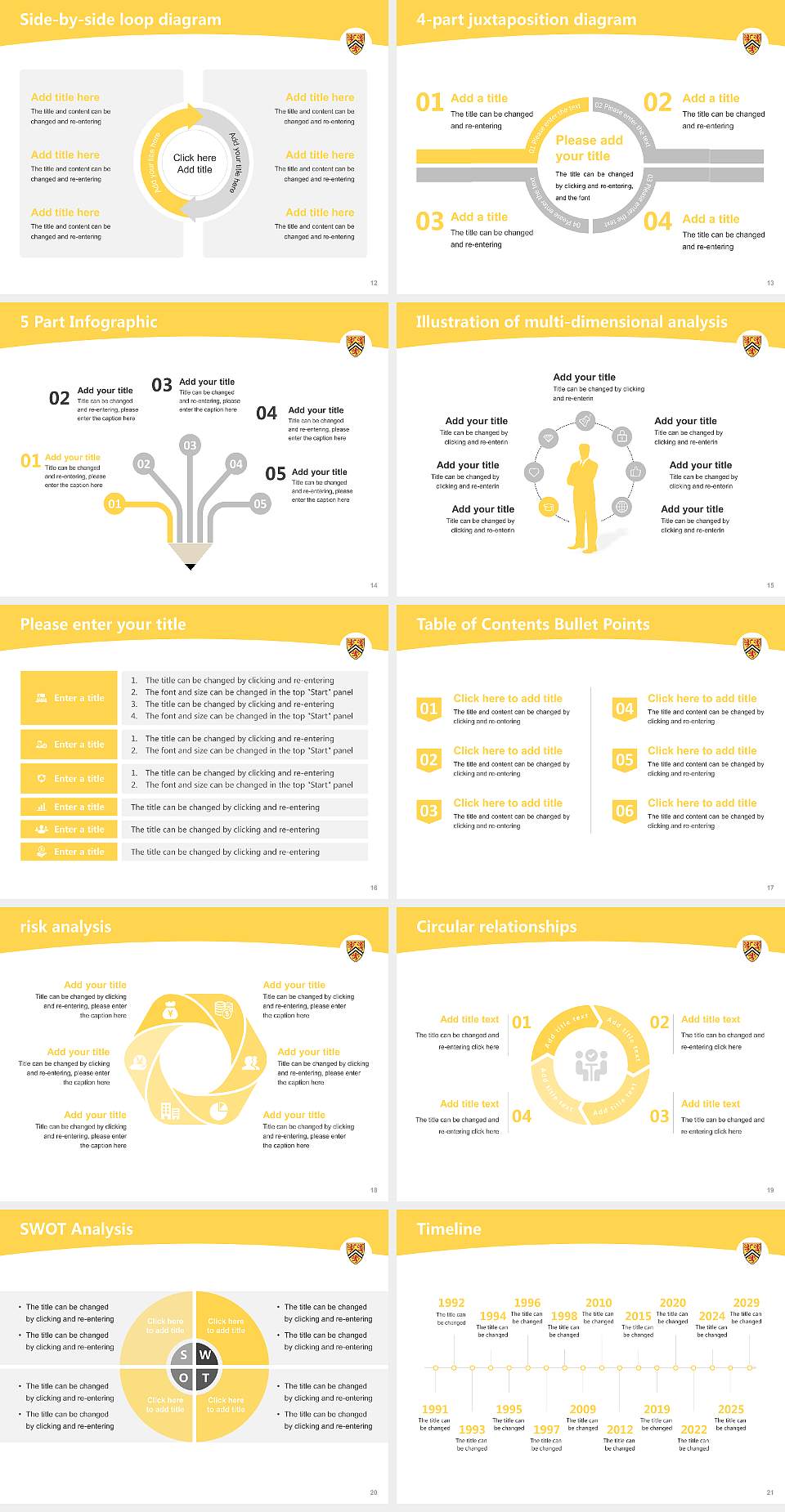 University of Waterloo Academic Presentation/Research Findings Report PPT Template4:3 ratio PPT effect preview image3