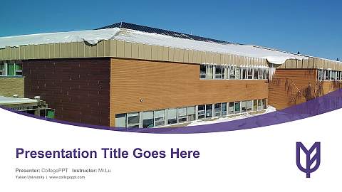 Yukon University Course/Courseware Creation PPT Template
