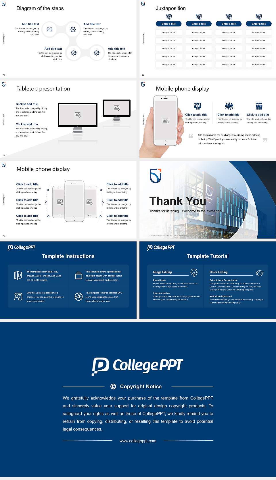Ontario Tech University Competition/Entrepreneurship Contest PPT Template16:9 ratio PPT effect preview image9