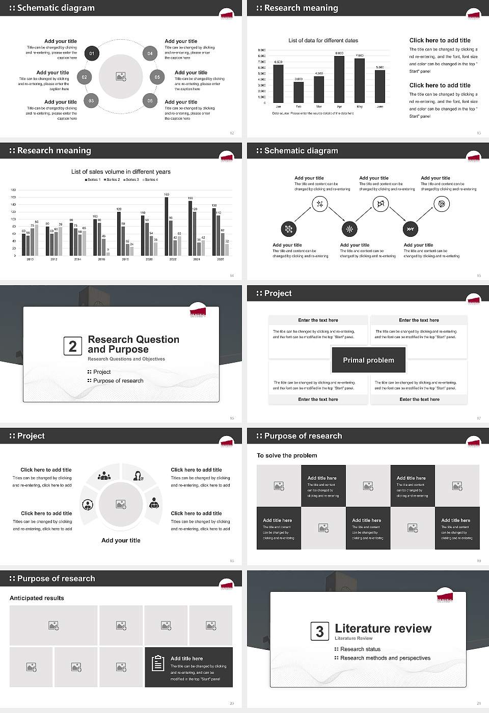 Memorial University of Newfoundland Graduation Thesis Defense PPT Template16:9 ratio PPT effect preview image3