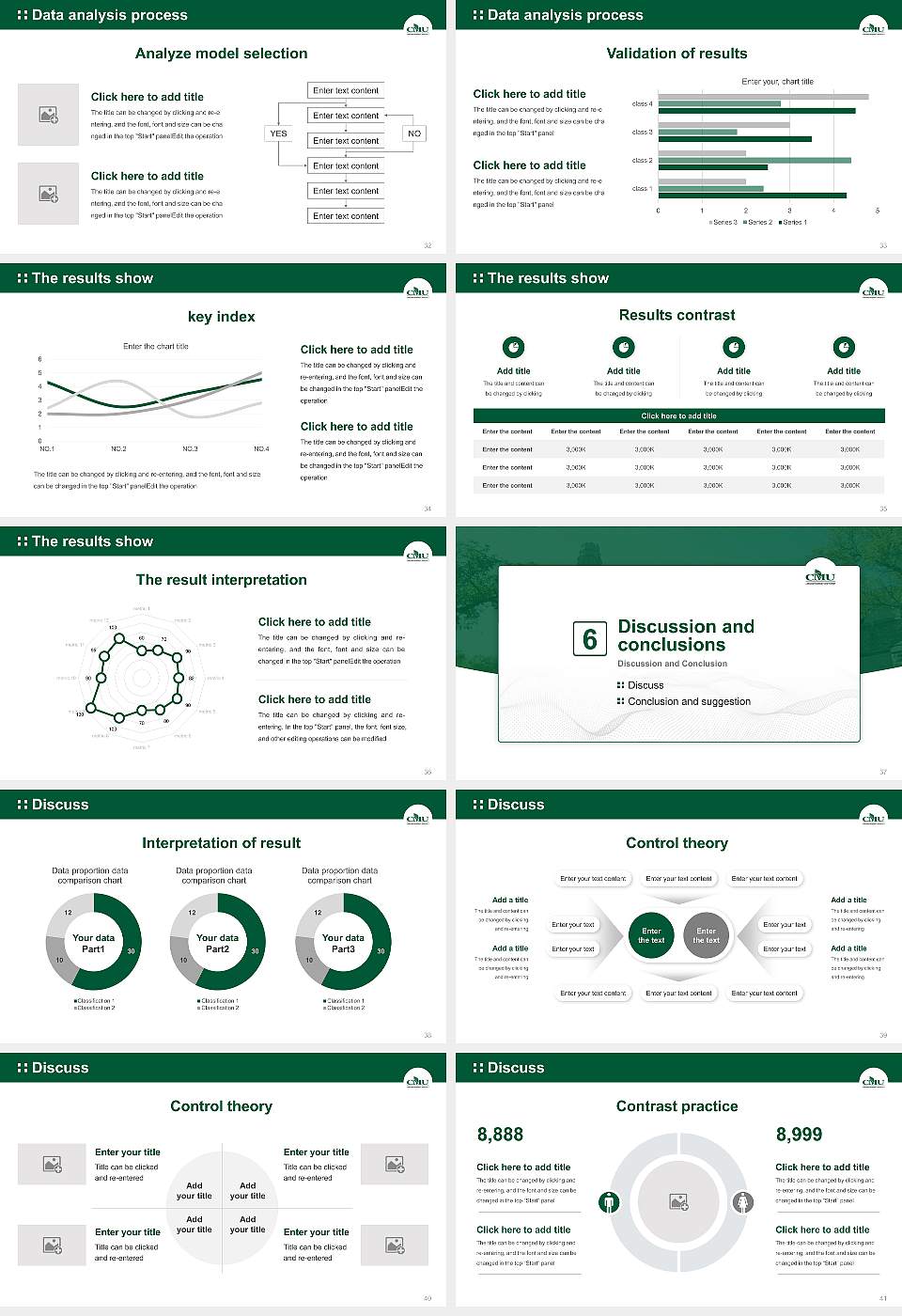 Canadian Mennonite University Graduation Thesis Defense PPT Template16:9 ratio PPT effect preview image5