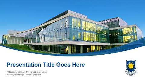 University of Lethbridge Course/Courseware Creation PPT Template