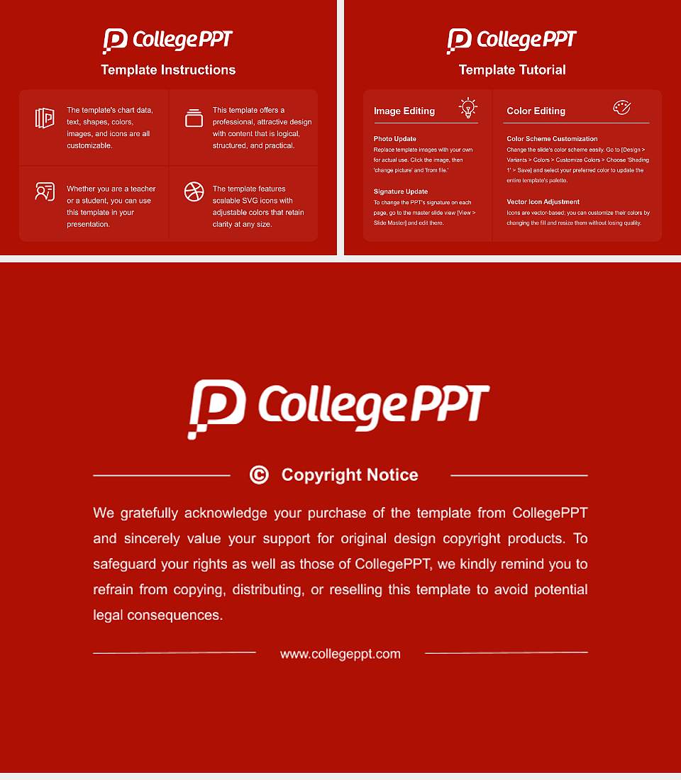 Laval University Course/Courseware Creation PPT Template4:3 ratio PPT effect preview image5