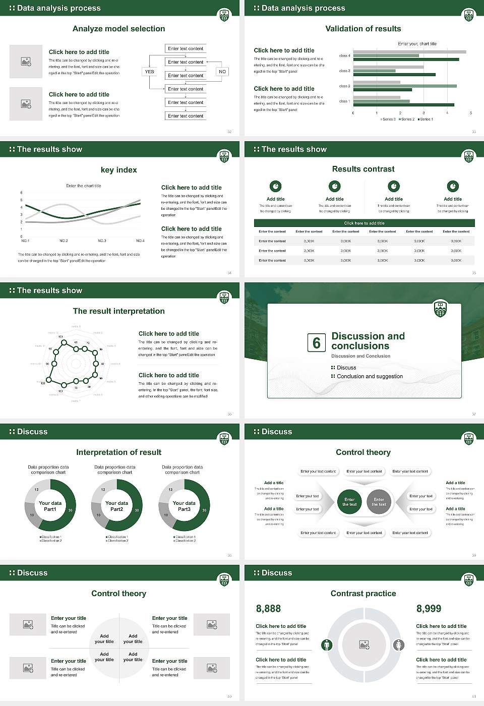 University of Alberta Graduation Thesis Defense PPT Template16:9 ratio PPT effect preview image5