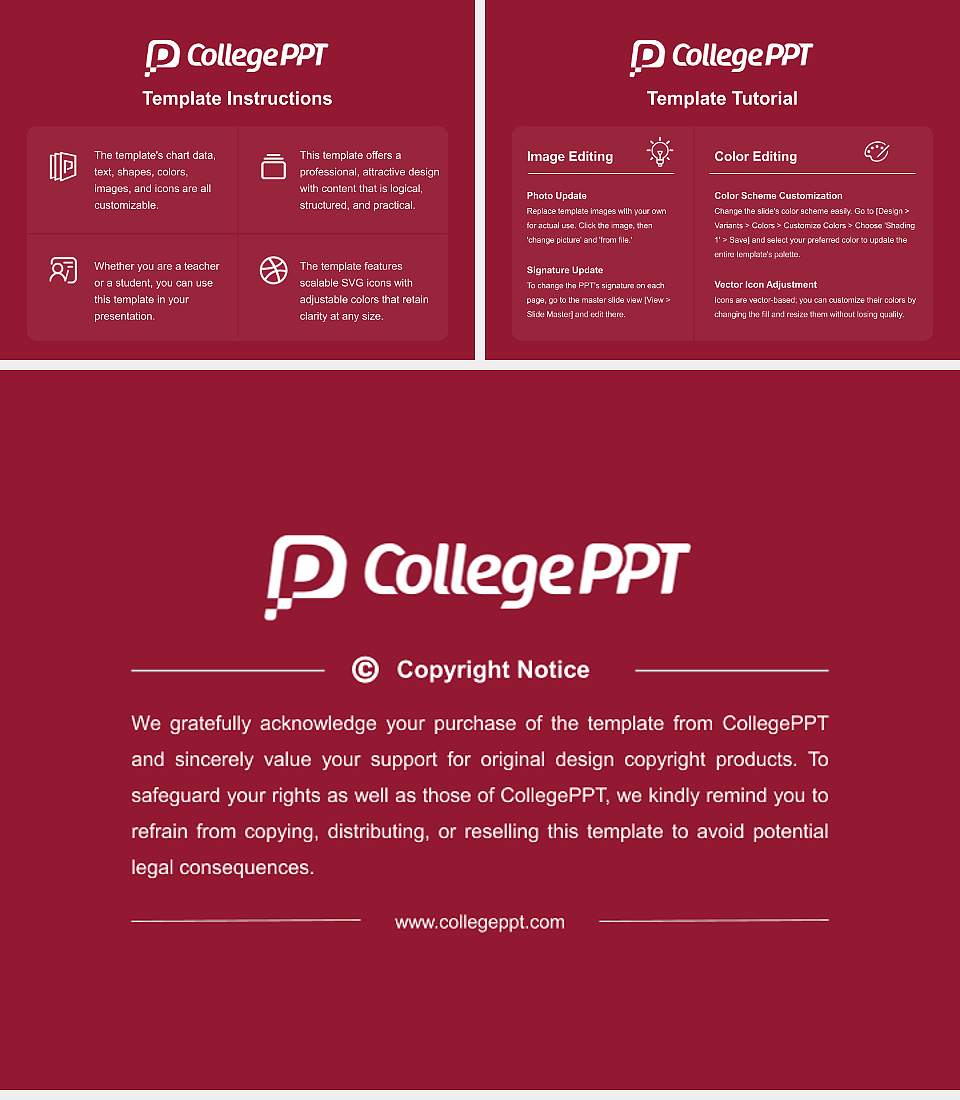 Mount Allison University Course/Courseware Creation PPT Template4:3 ratio PPT effect preview image5