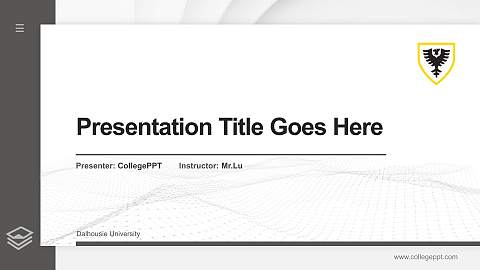 Dalhousie University Thesis Proposal/Graduation Defense PPT Template