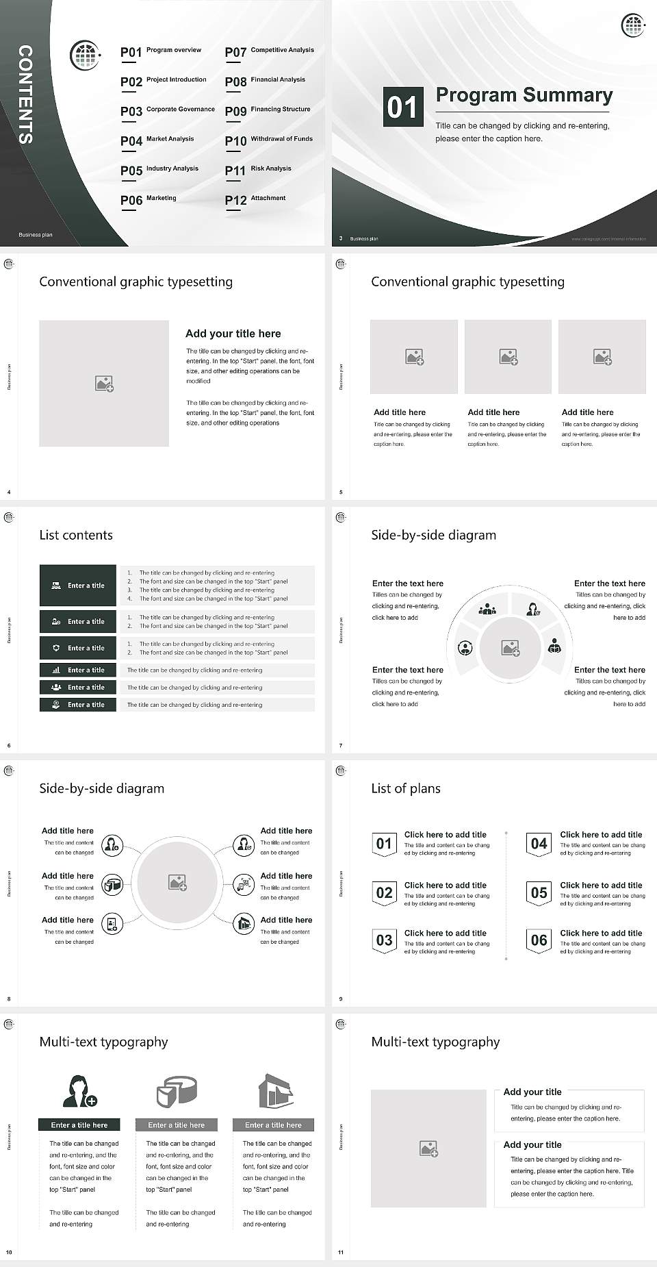 St. Stephen’s University Competition/Entrepreneurship Contest PPT Template4:3 ratio PPT effect preview image2