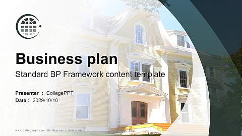 St. Stephen’s University Competition/Entrepreneurship Contest PPT Template