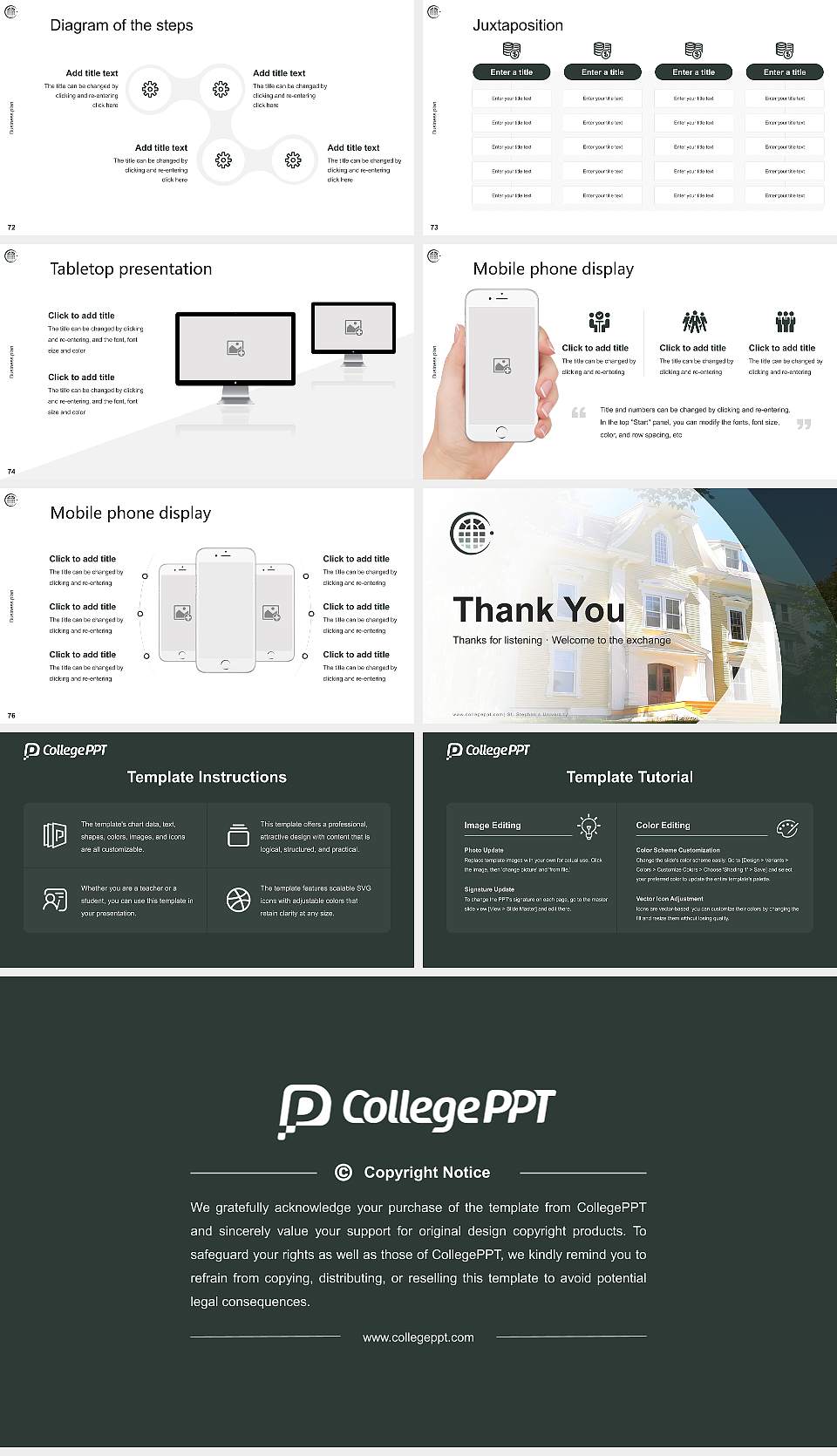 St. Stephen’s University Competition/Entrepreneurship Contest PPT Template16:9 ratio PPT effect preview image9