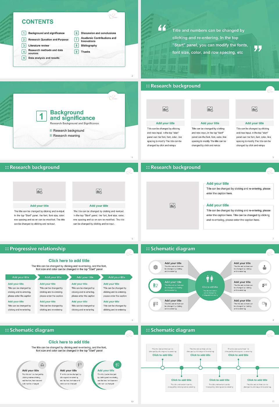 Iwate University of Health and Medical Sciences Graduation Thesis Defense PPT Template16:9 ratio PPT effect preview image2