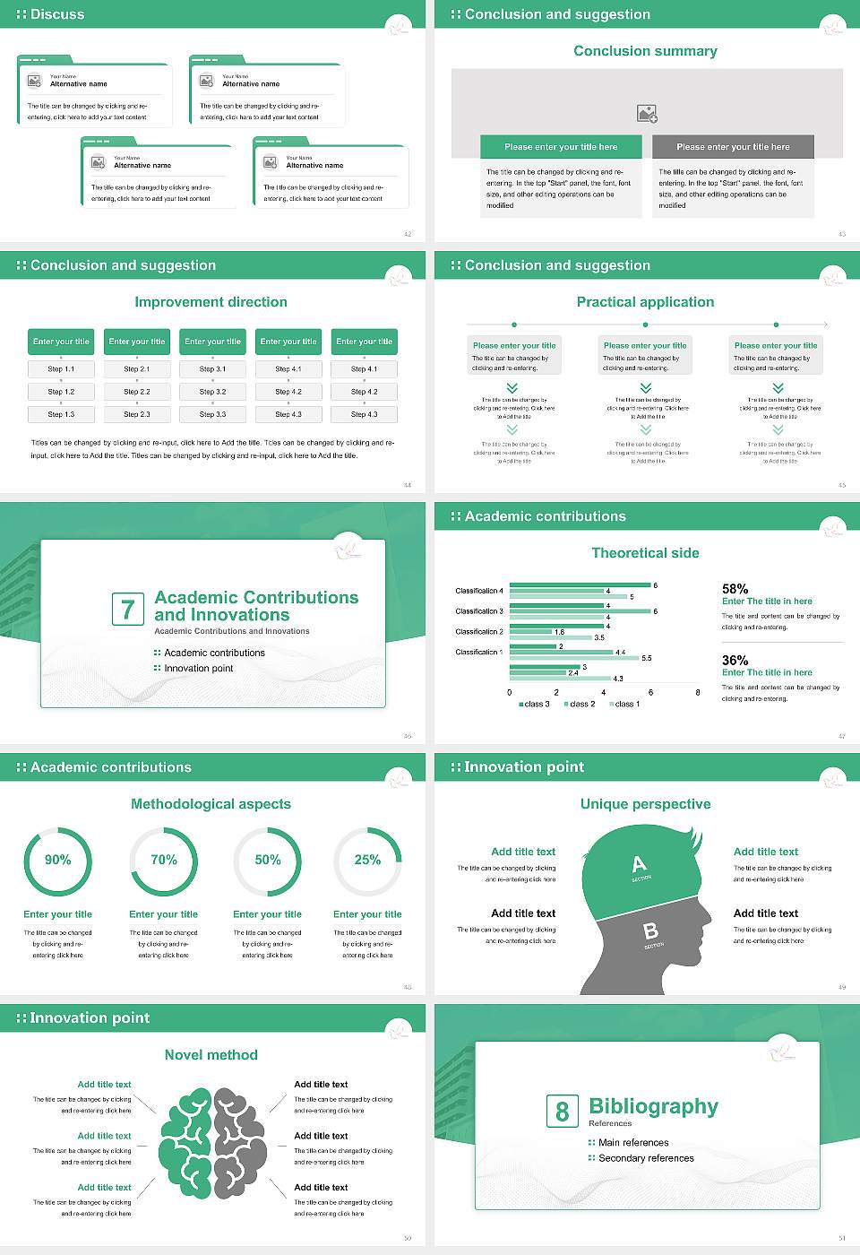Iwate University of Health and Medical Sciences Graduation Thesis Defense PPT Template16:9 ratio PPT effect preview image6