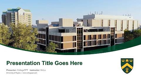 University of Regina Course/Courseware Creation PPT Template