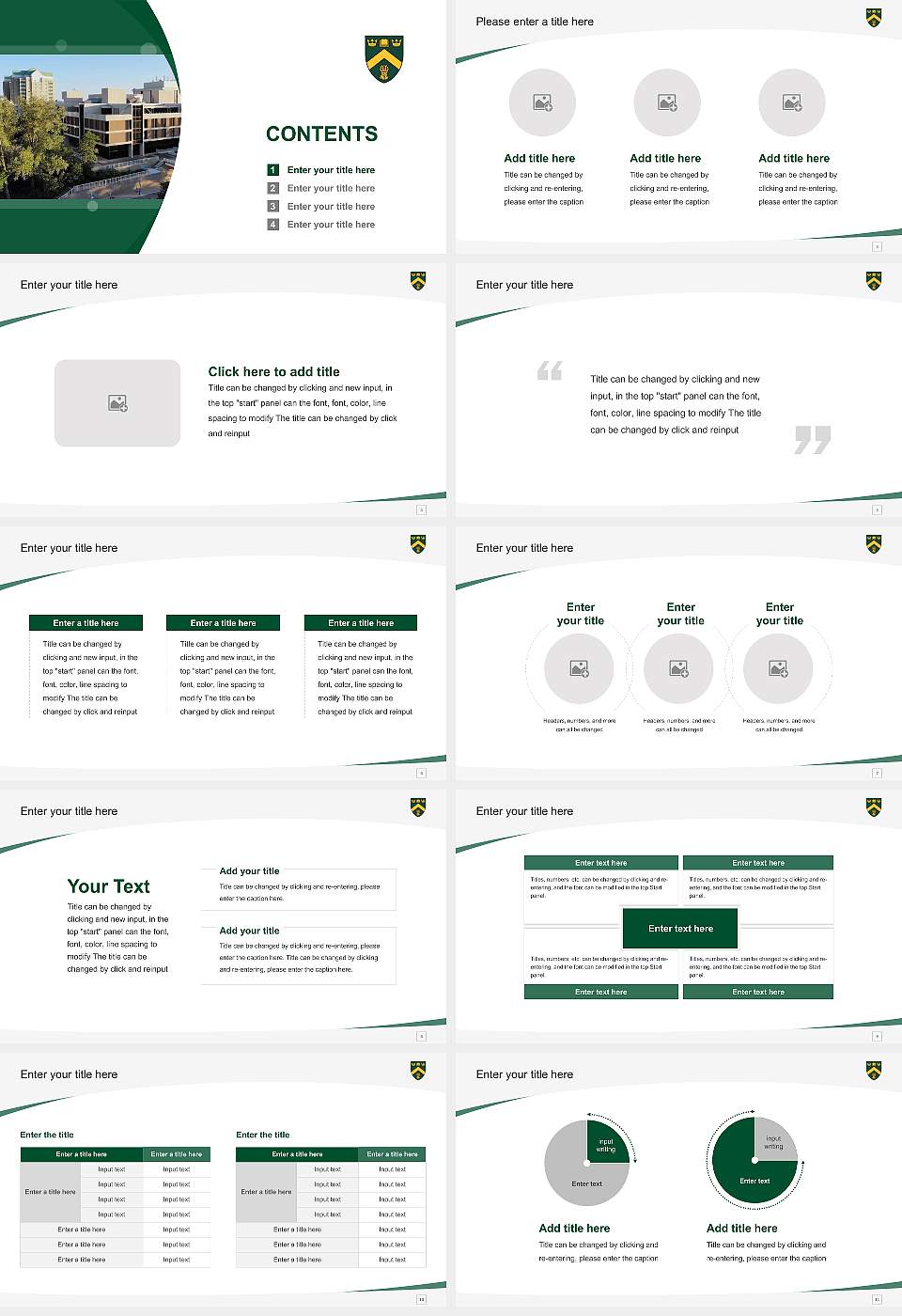 University of Regina Course/Courseware Creation PPT Template16:9 ratio PPT effect preview image2