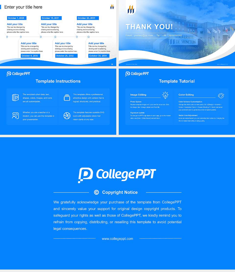University of Moncton Lecture Sharing and Networking Event PPT Template16:9 ratio PPT effect preview image4