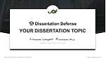 University of French Ontario Disputation Powerpoint Vorlage