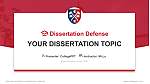 Acadia University Graduation Thesis Defense PPT Template