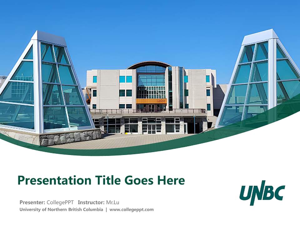 University of Northern British Columbia Course/Courseware Creation PPT Template4:3 ratio PPT effect preview image5