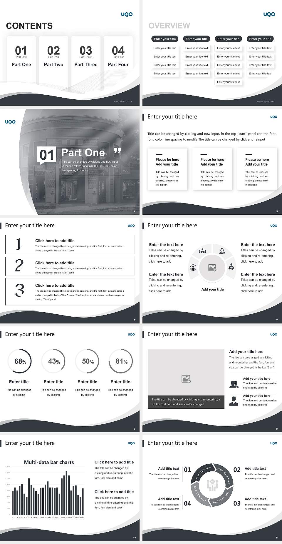 University of Quebec in Outaouais Lecture Sharing and Networking Event PPT Template4:3 ratio PPT effect preview image2