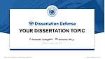 Yorkville University Graduation Thesis Defense PPT Template