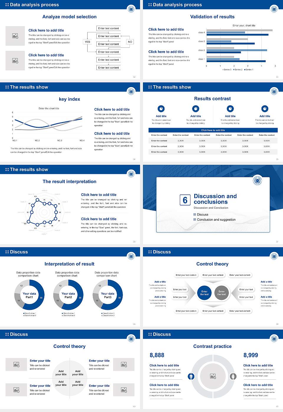 Yorkville University Graduation Thesis Defense PPT Template16:9 ratio PPT effect preview image5