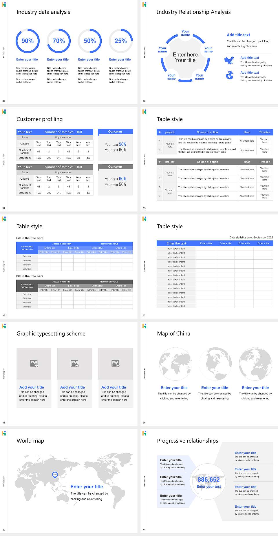 University of Hearst Competition/Entrepreneurship Contest PPT Template4:3 ratio PPT effect preview image5