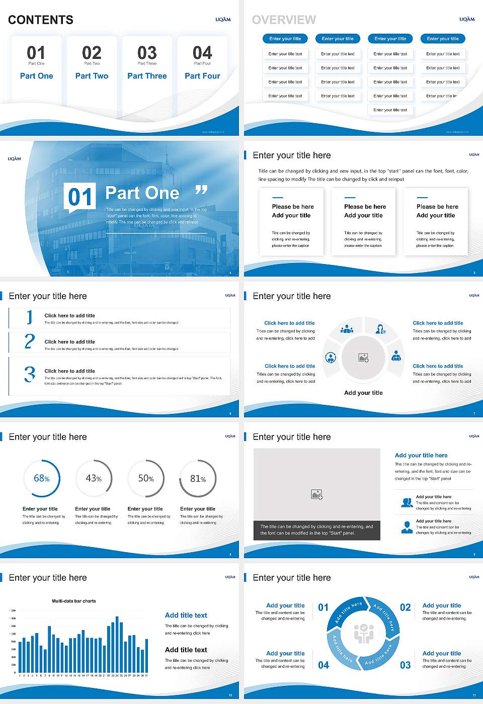 University of Quebec at Montreal Lecture Sharing and Networking Event PPT Template16:9 ratio PPT effect preview image2