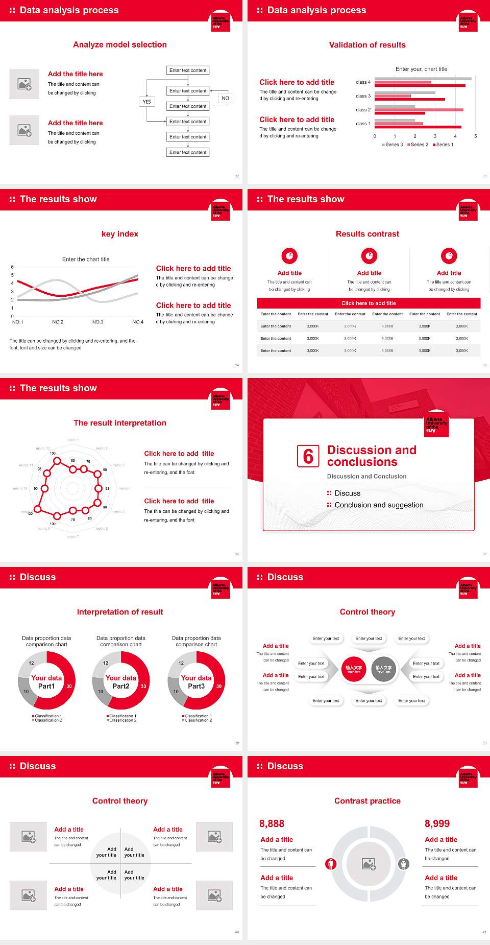Alberta University of the Arts Graduation Thesis Defense PPT Template4:3 ratio PPT effect preview image5