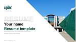 University of Northern British Columbia Resume Templat PPT