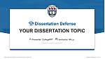University of Victoria Graduation Thesis Defense PPT Template