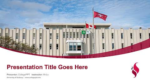 University of Sudbury Course/Courseware Creation PPT Template