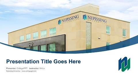Nipissing University Course/Courseware Creation PPT Template