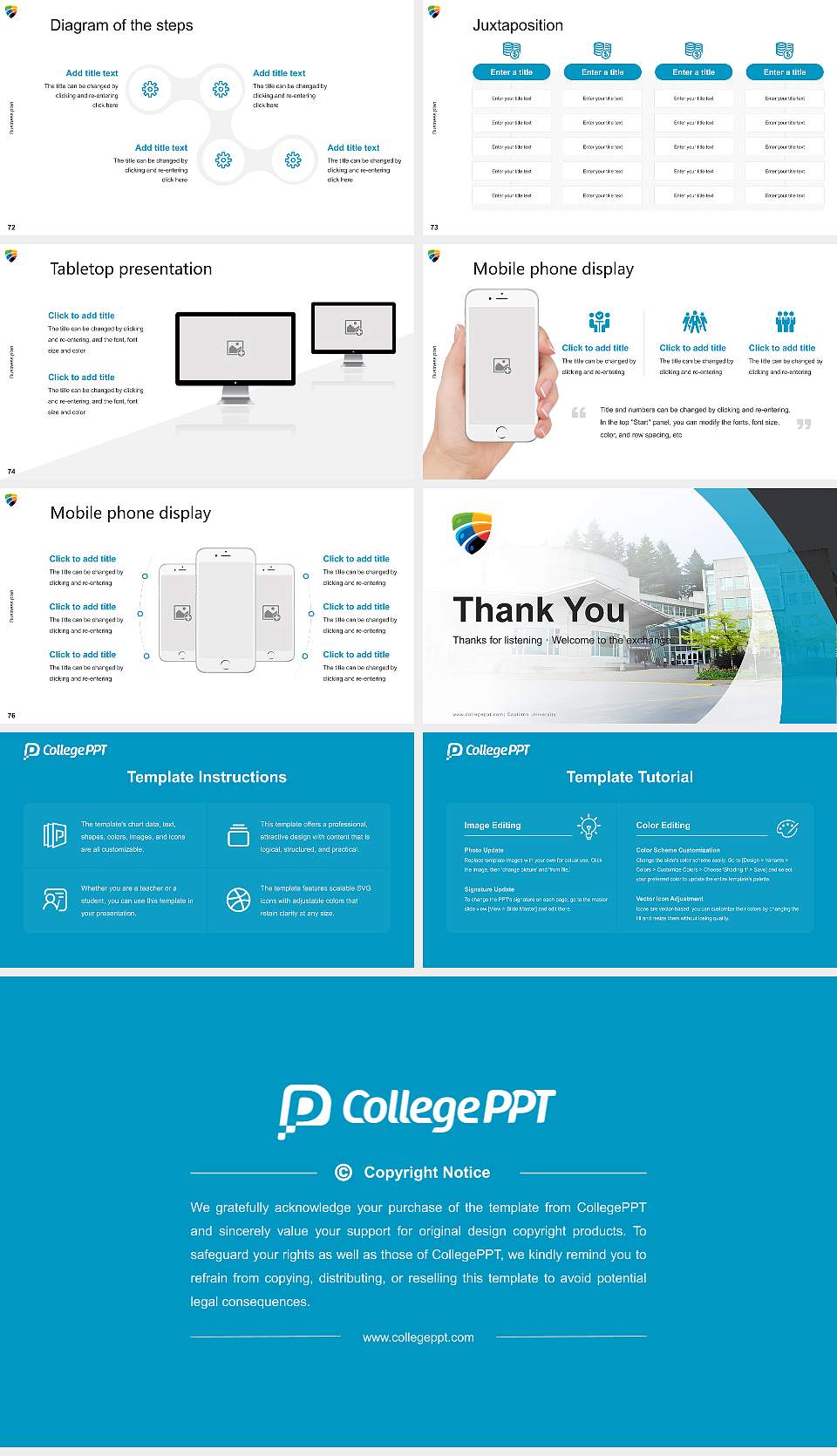 Capilano University Competition/Entrepreneurship Contest PPT Template16:9 ratio PPT effect preview image9