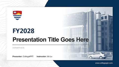 Lakehead University Academic Presentation/Research Findings Report PPT Template