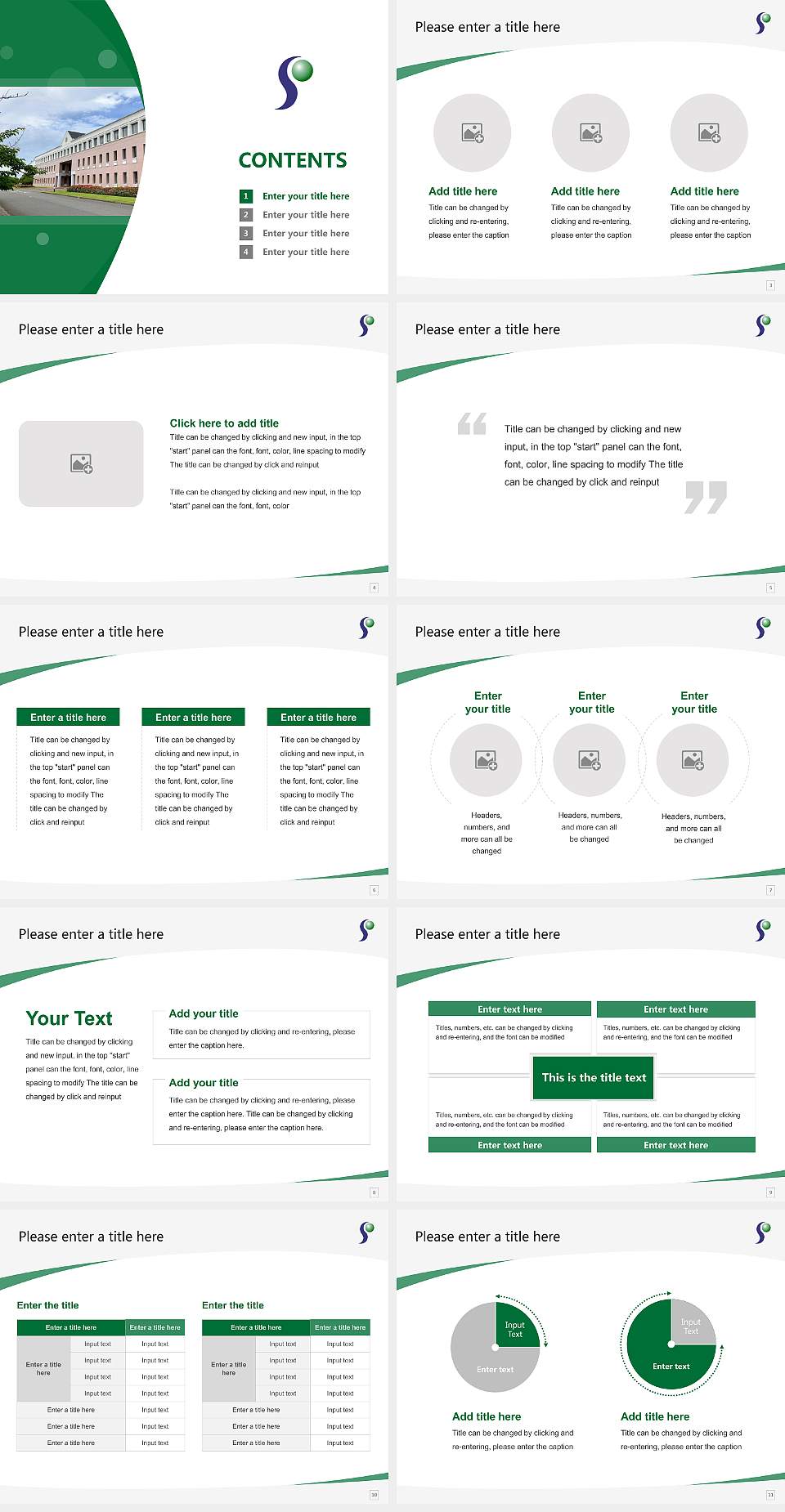 Ishinomaki Senshu University Course/Courseware Creation PPT Template4:3 ratio PPT effect preview image2