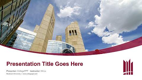 MacEwan University Course/Courseware Creation PPT Template