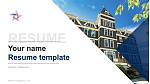University of Sainte-Anne이력서PPT 템플릿