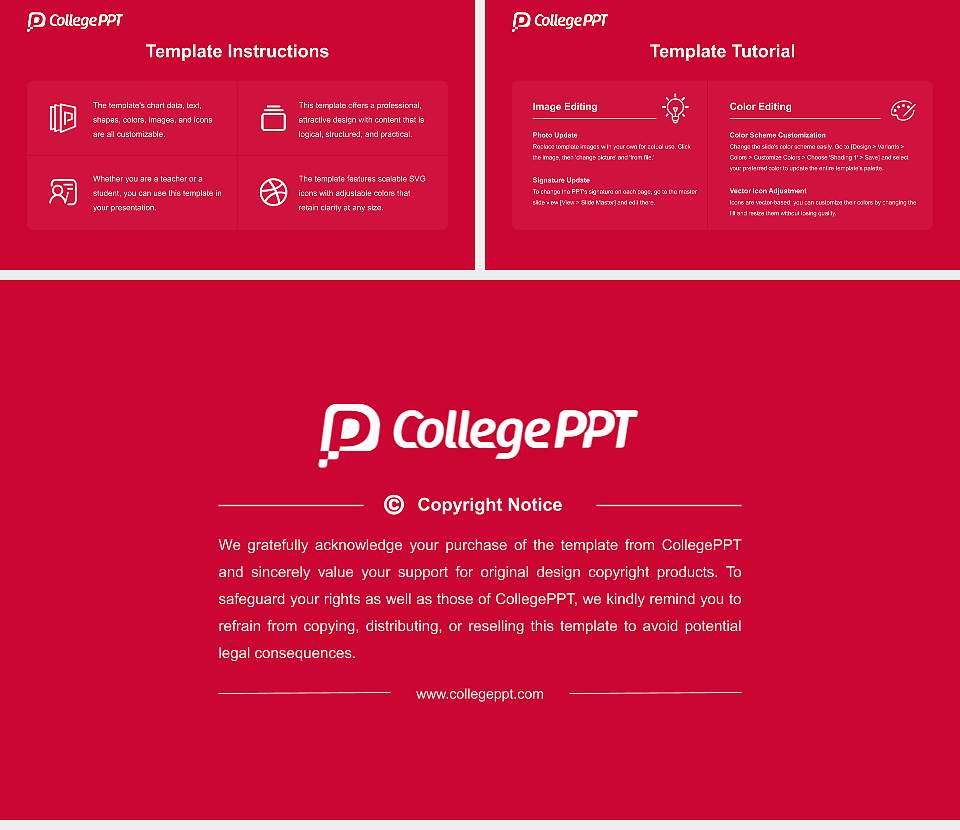 Simon Fraser University Course/Courseware Creation PPT Template16:9 ratio PPT effect preview image5
