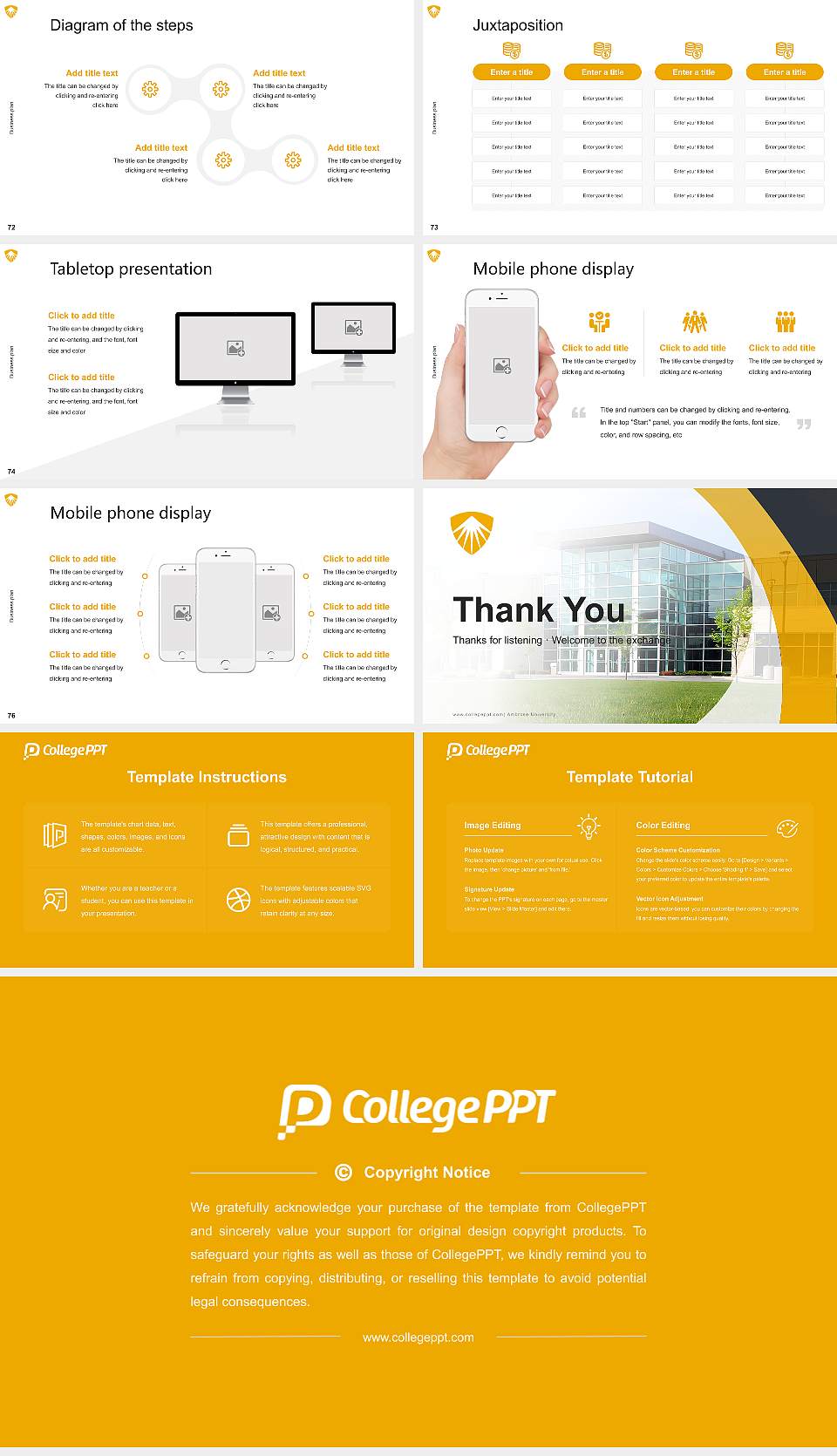 Ambrose University Competition/Entrepreneurship Contest PPT Template16:9 ratio PPT effect preview image9