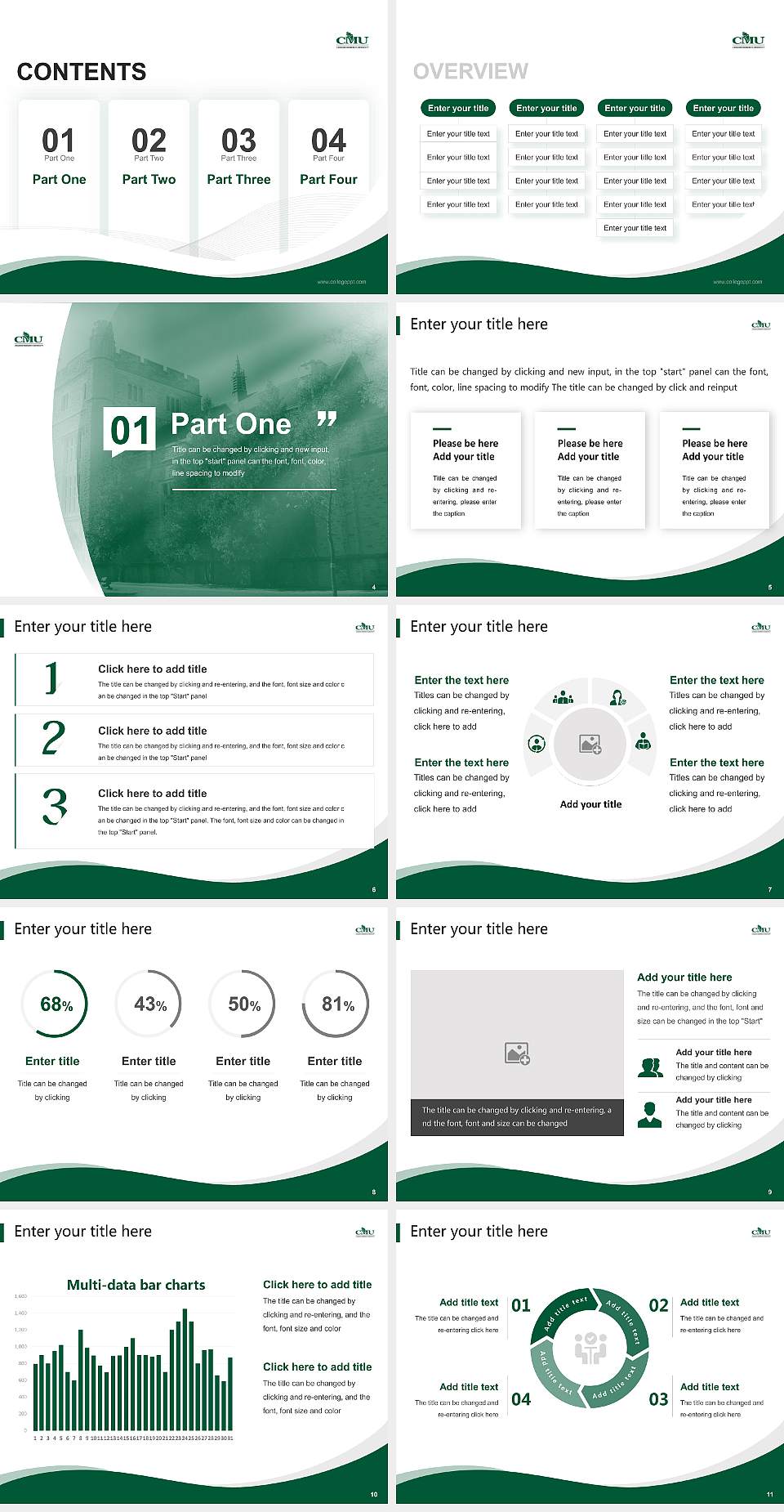 Canadian Mennonite University Lecture Sharing and Networking Event PPT Template4:3 ratio PPT effect preview image2