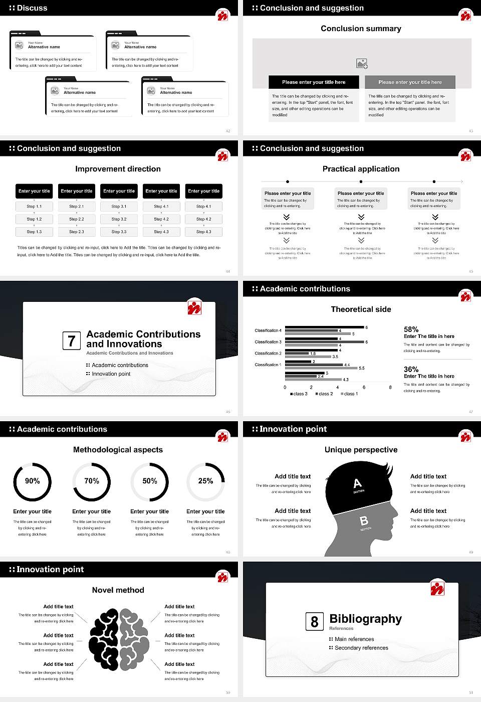 Japan Institute of the Moving Image Graduation Thesis Defense PPT Template16:9 ratio PPT effect preview image6
