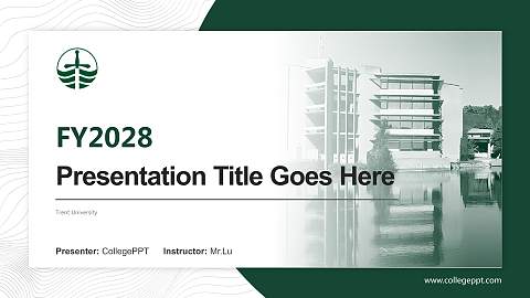 Trent University Academic Presentation/Research Findings Report PPT Template