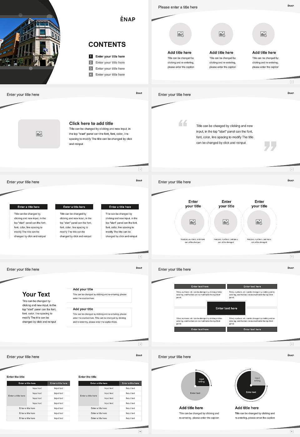 National School of Public Administration Course/Courseware Creation PPT Template16:9 ratio PPT effect preview image2