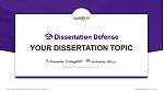 Wilfrid Laurier University Graduation Thesis Defense PPT Template