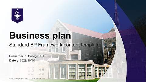 Tyndale University Competition/Entrepreneurship Contest PPT Template