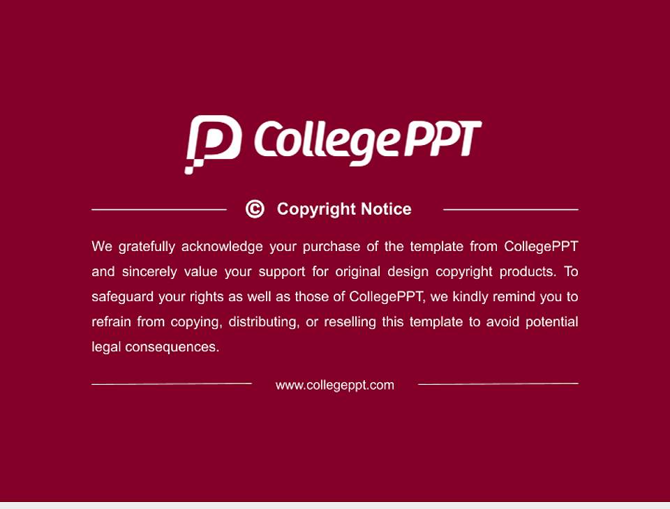 Kwantlen Polytechnic University Thesis Proposal/Graduation Defense PPT Template4:3 ratio PPT effect preview image5